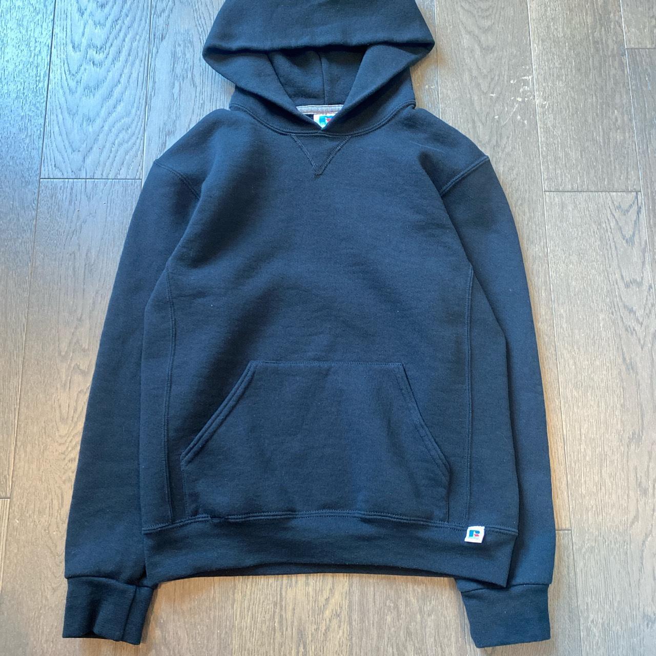 2000s Russel blank hoodie, perfect condition, tagged... - Depop