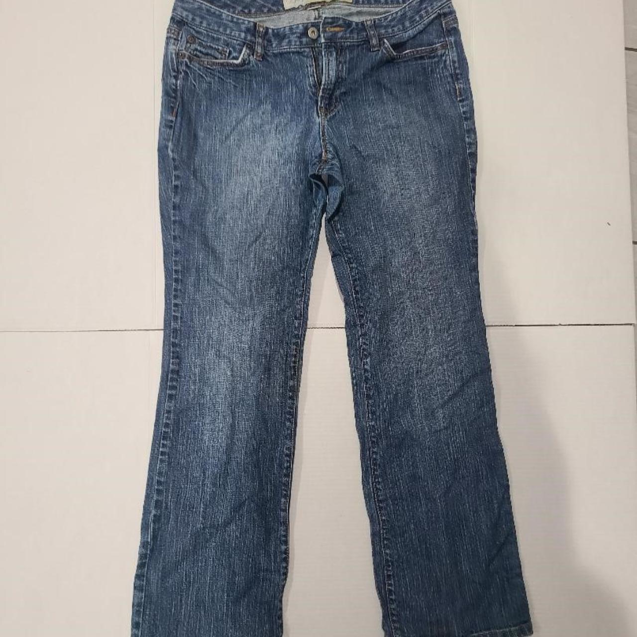 Ann Taylor LOFT Original Boot Womens Blue Jeans Size... - Depop