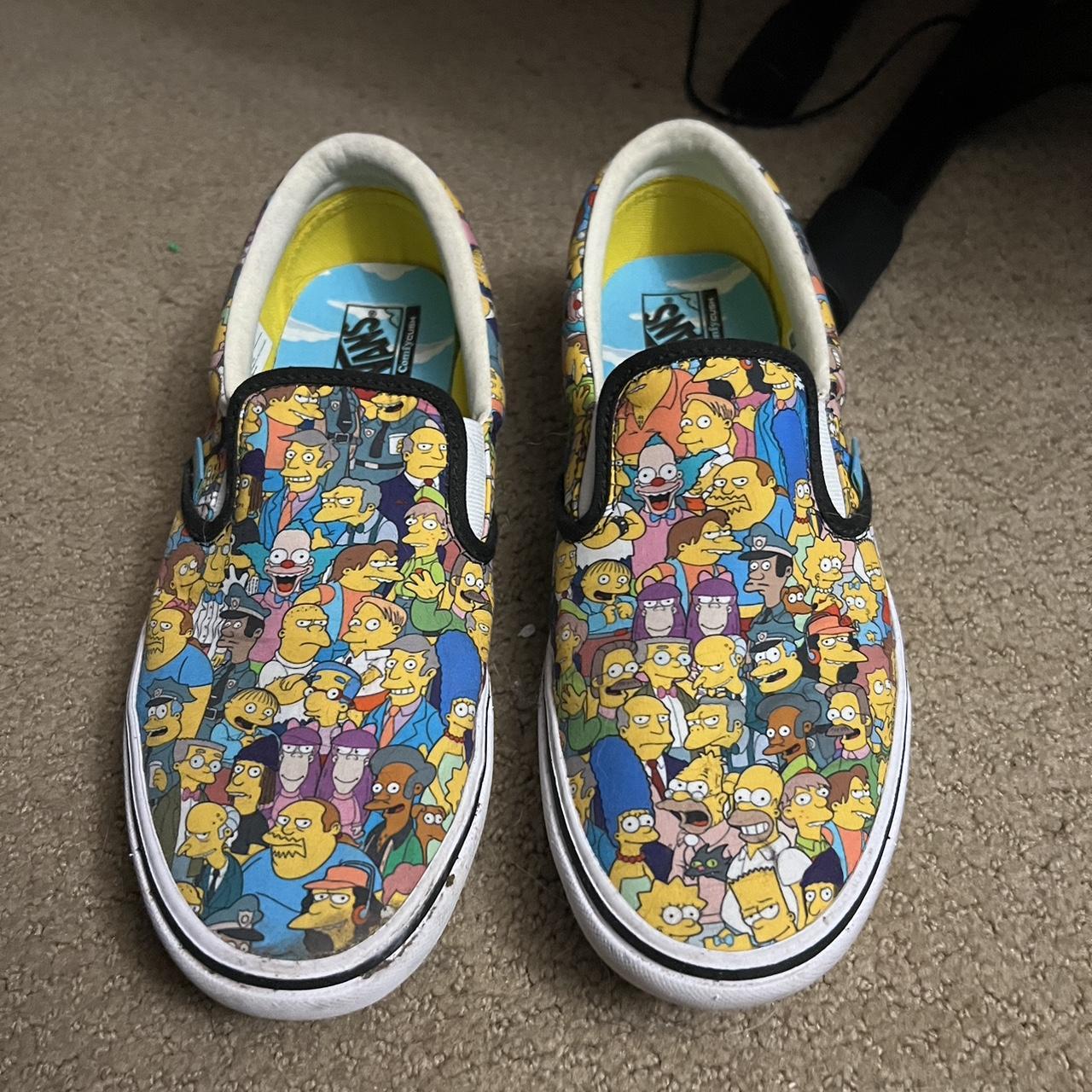 Vans slip on on sale simpsons