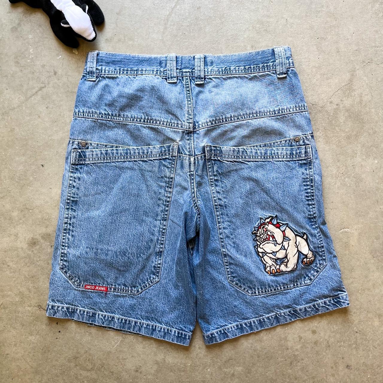 INSANE vintage 90s JNCO BULLDOG jorts!!! These are... - Depop