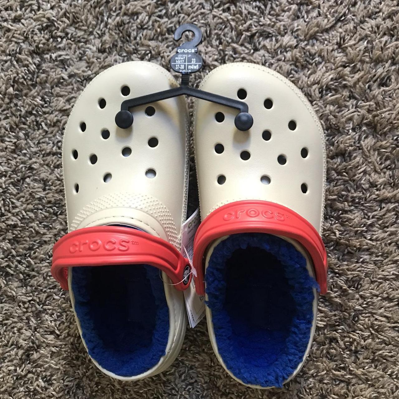 Blue hot sale jean crocs