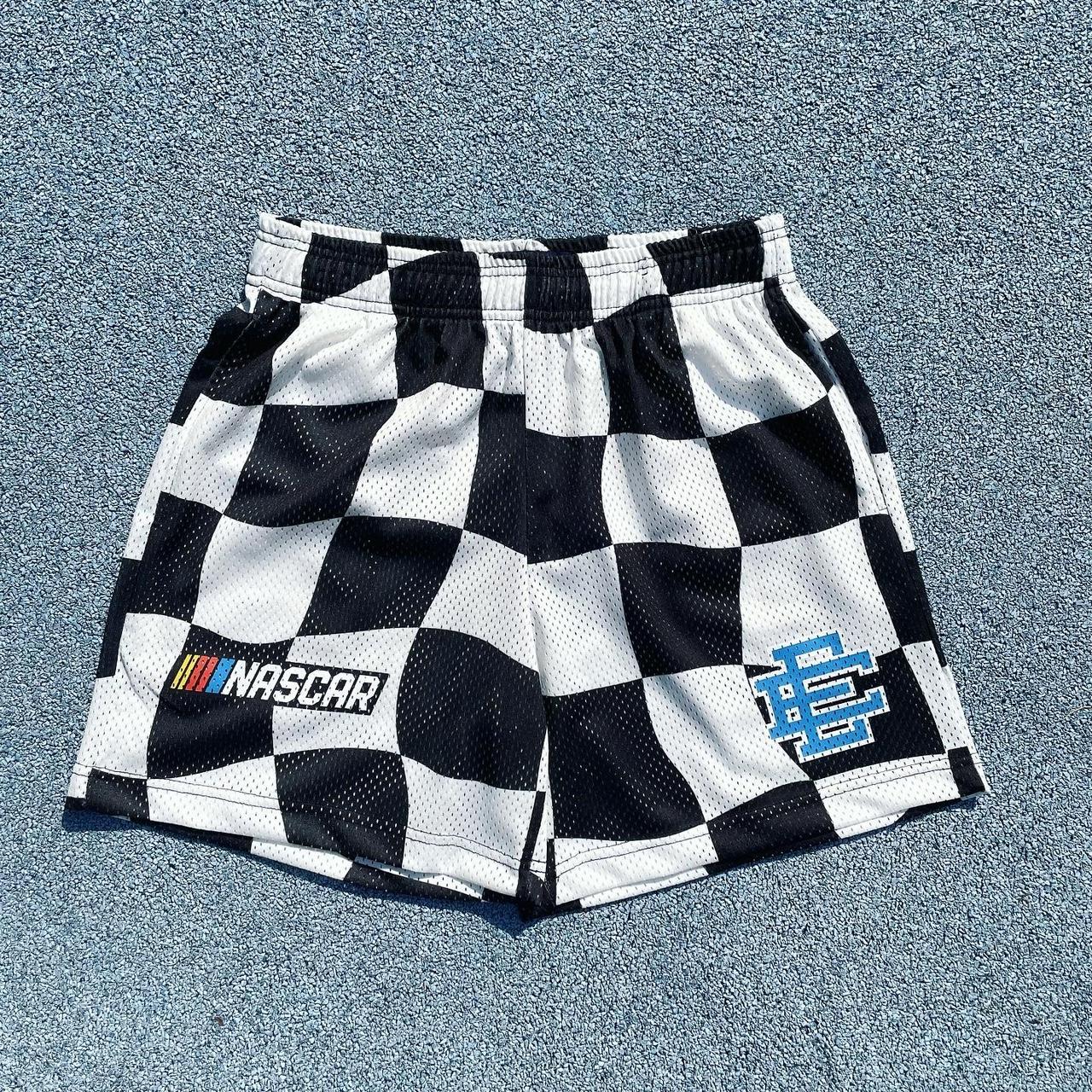 Eric Emanuel nascar shorts barely worn great | Depop