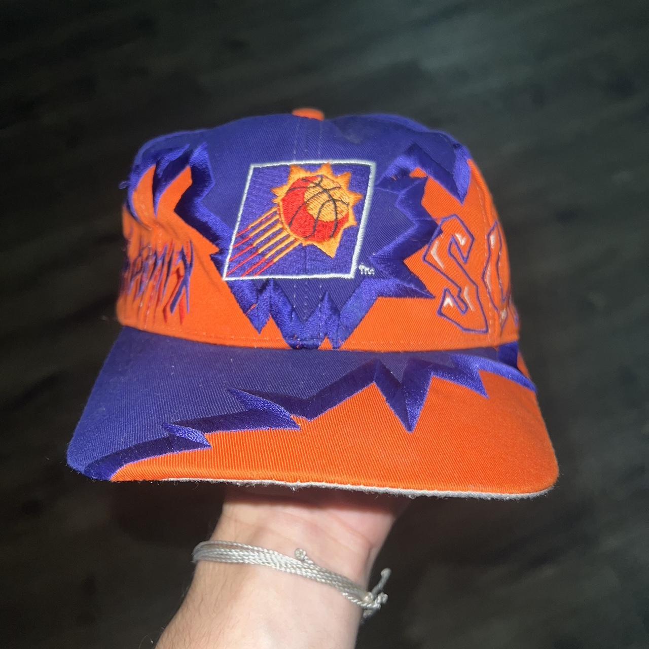 Rare Vintage 1990s Phoenix Suns NBA The Game Big Logo Purple Snapback Hat