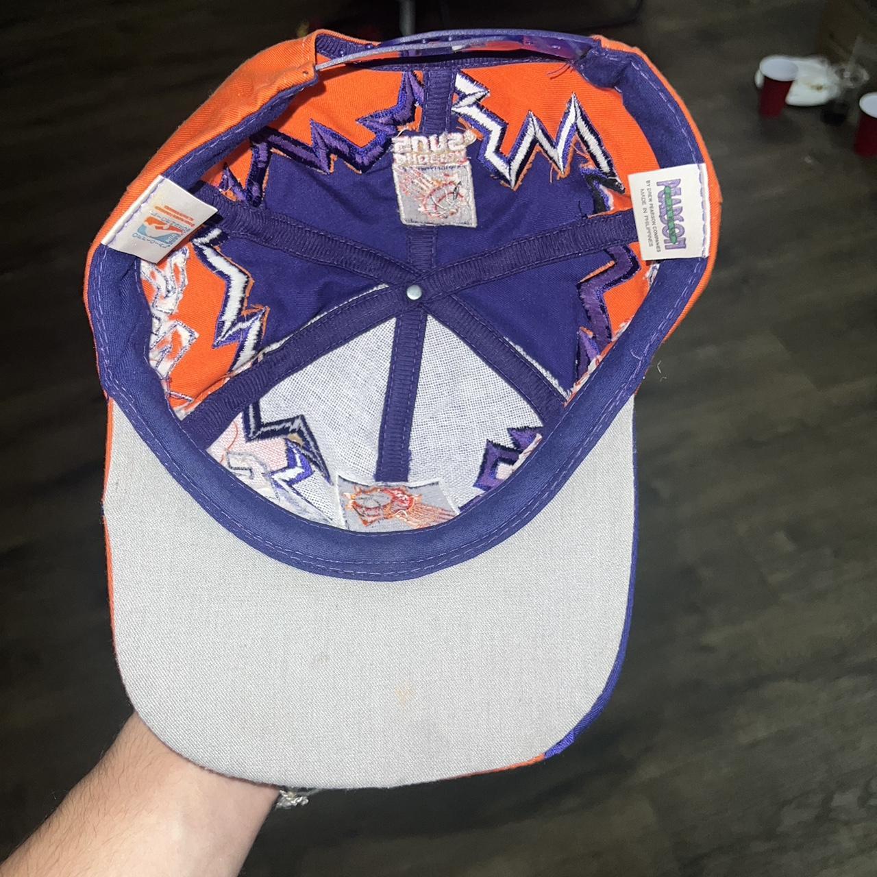 Rare Vintage 1990s Phoenix Suns NBA The Game Big Logo Purple Snapback Hat