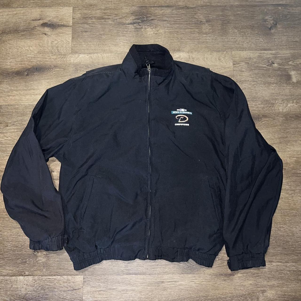 Vintage 2001 Diamondbacks World Series Jacket - Depop