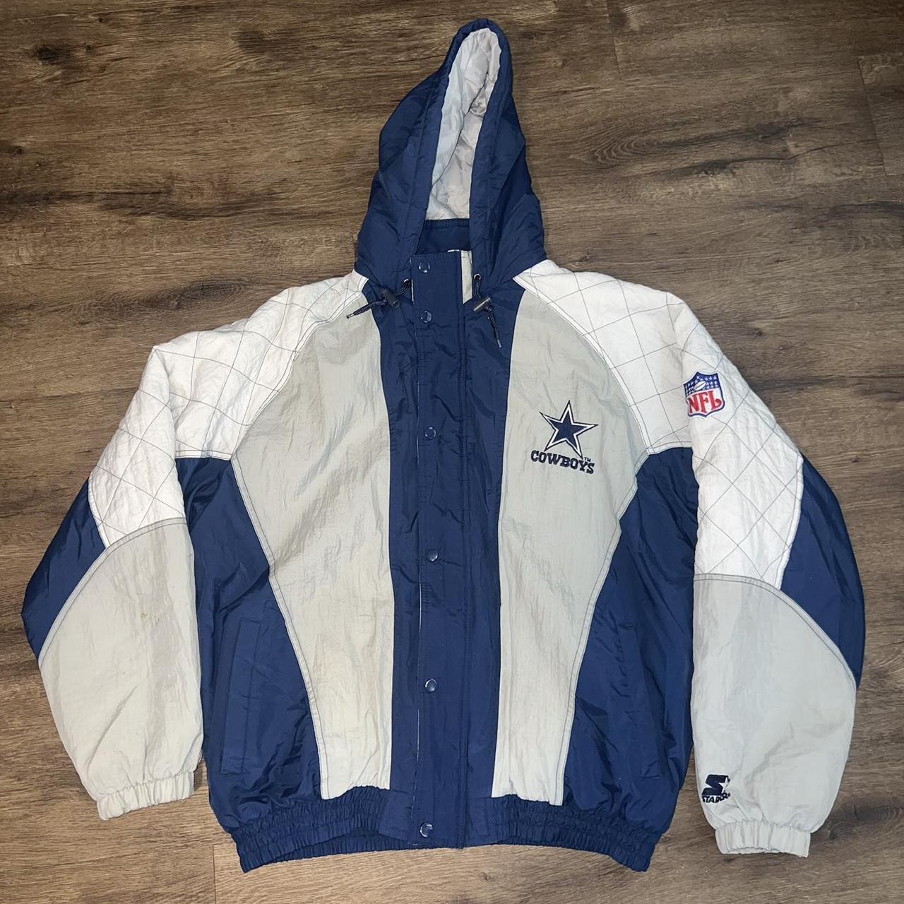 Vintage dallas cowboys deals starter jacket