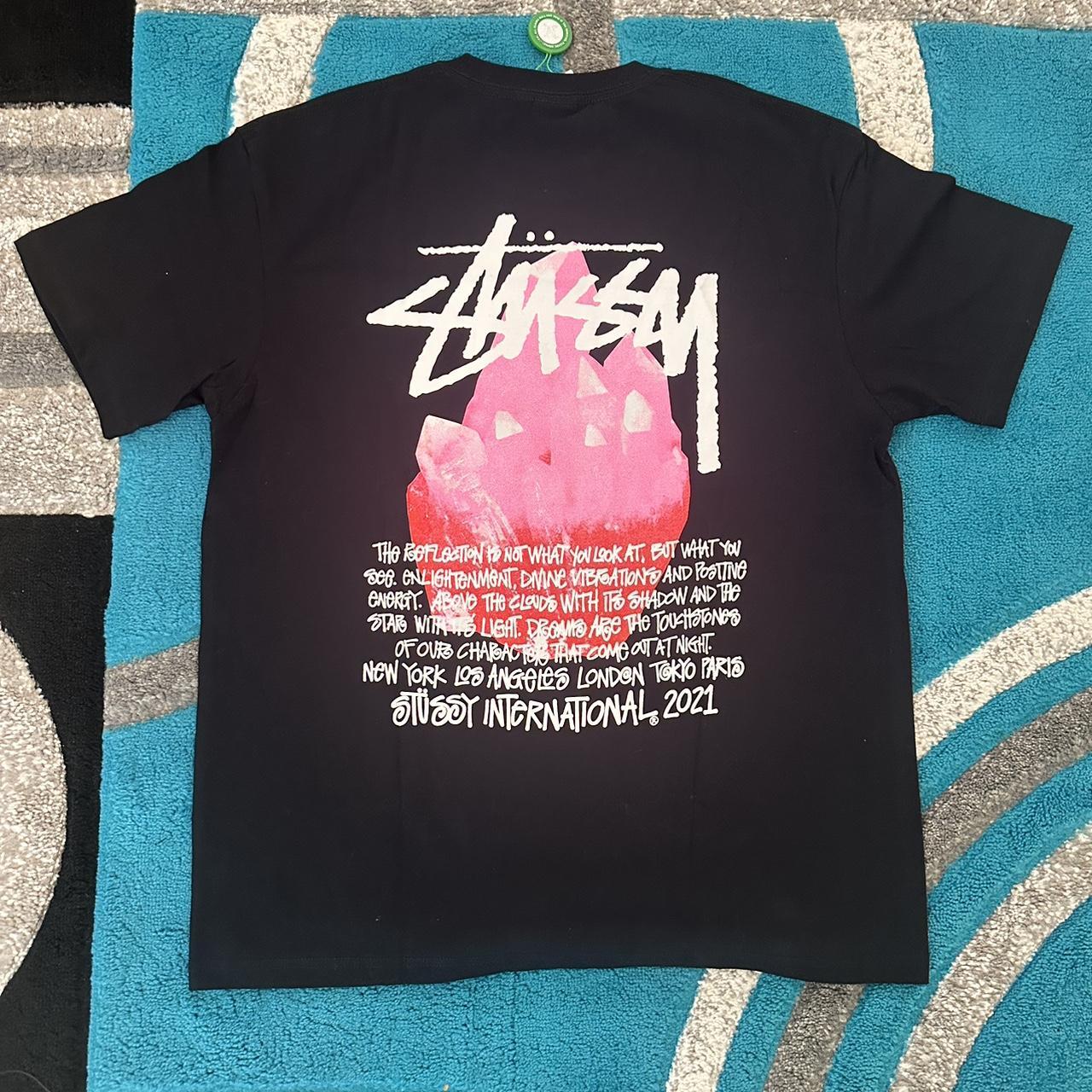 Stussy Reflection T-shirt Black - Depop