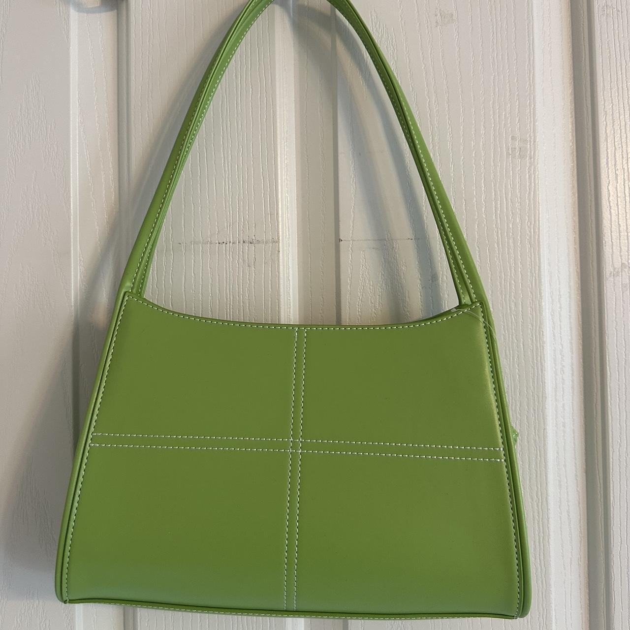 Green Topshop leather shoulder bag, NWT