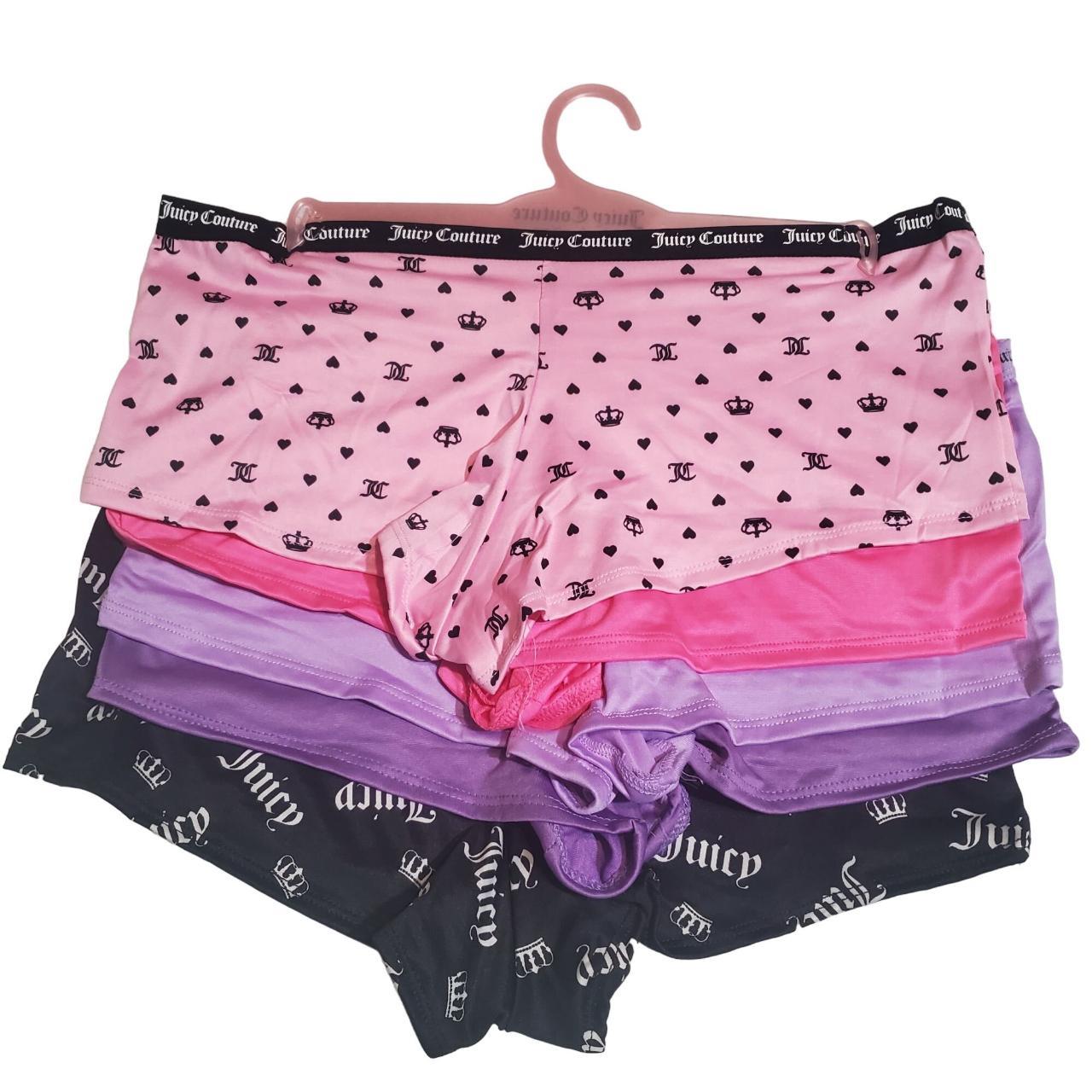 Juicy Couture Intimates Size Medium Boy Shorts Panties 5 Pack Seamless  Comfort