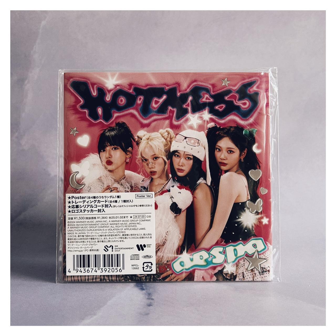 未開封】 aespa HOT MESS poster ver.11枚 B賞付き