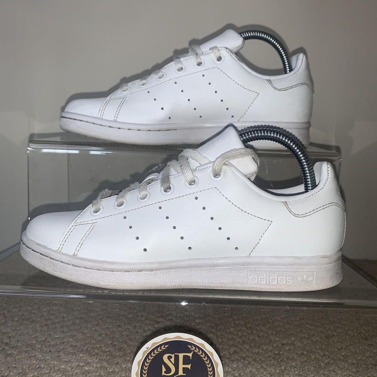 Adidas Trainers Stan Smith Womens UK 4 Lace Up... - Depop