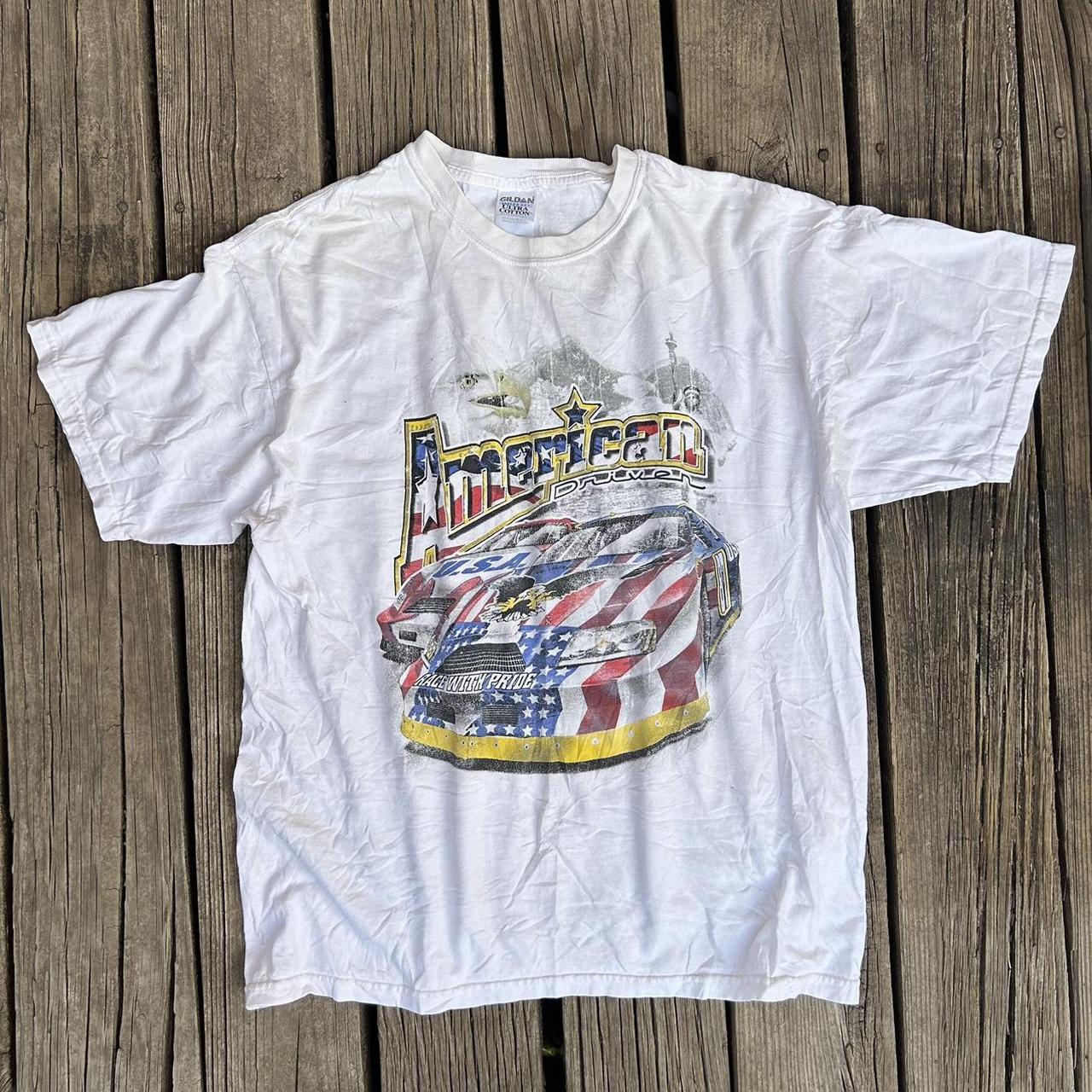 American Driven Racing Tee | [XL] Product... - Depop