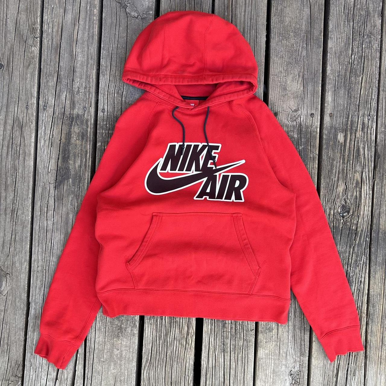[Red Nike Air Hoodie] | [M] Product... - Depop