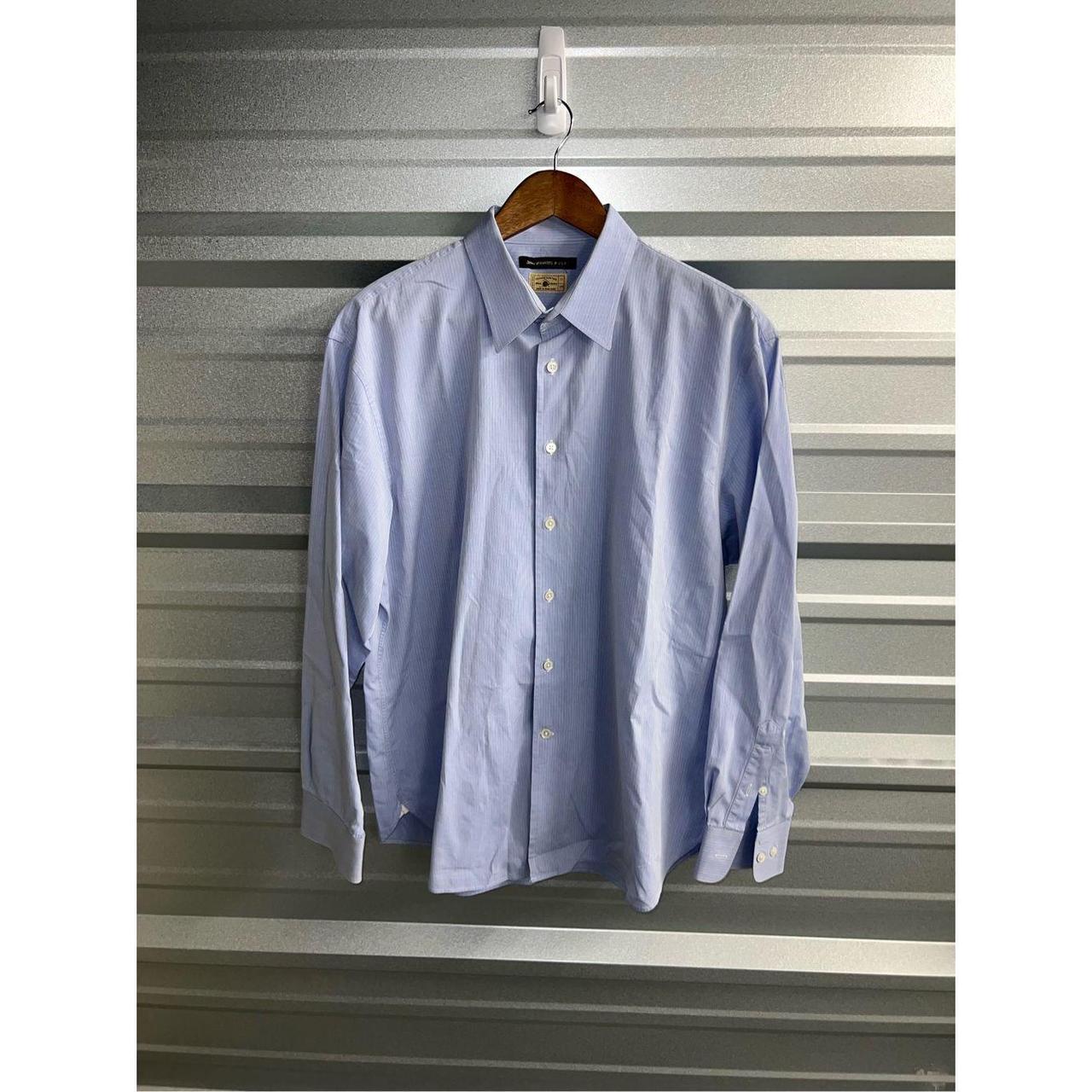 Light Blue John Varvatos USA Button Down Shirt Size...