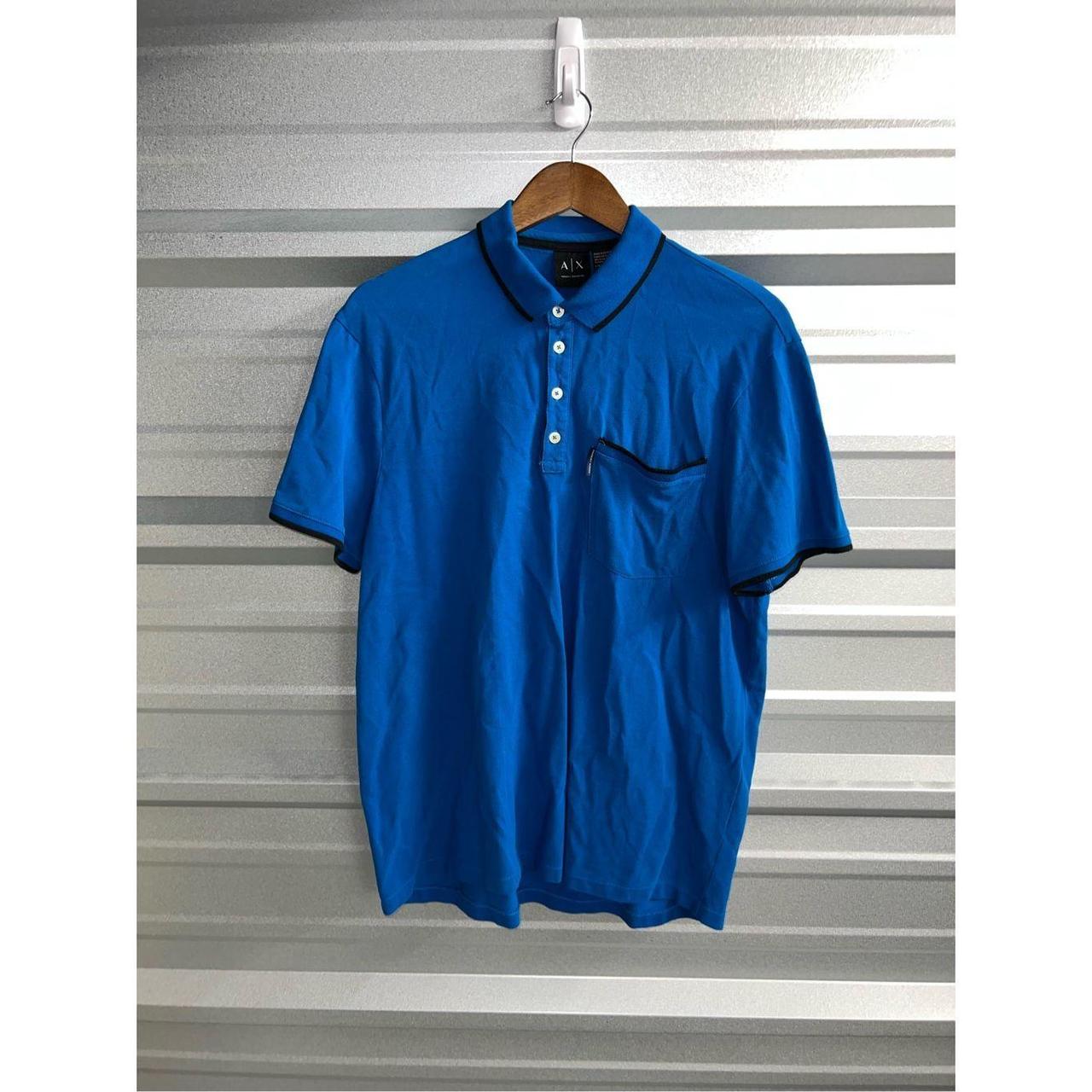 Polo Shirt ARMANI EXCHANGE Men color Blue
