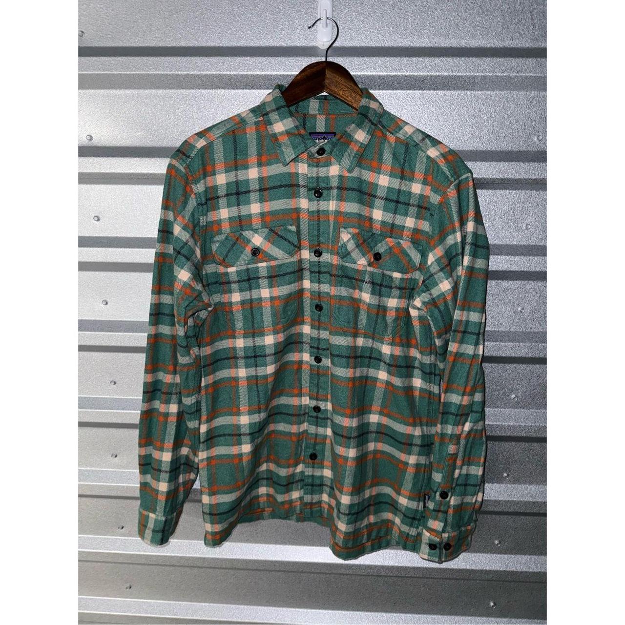 Patagonia Organic Cotton Flannel Button Down Shirt Depop