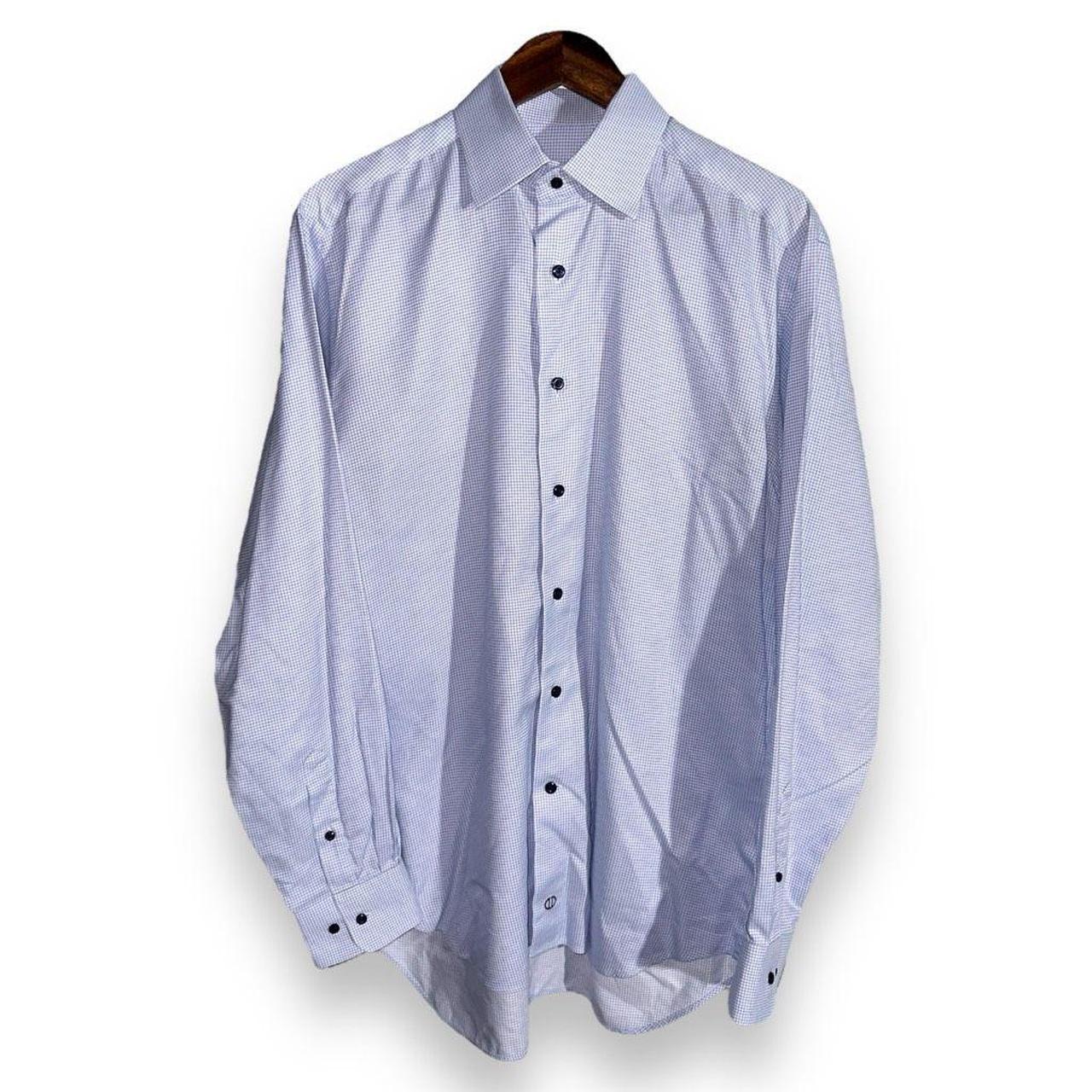 David Donahue Classic Fit Dress Shirt Size M 15.5... - Depop