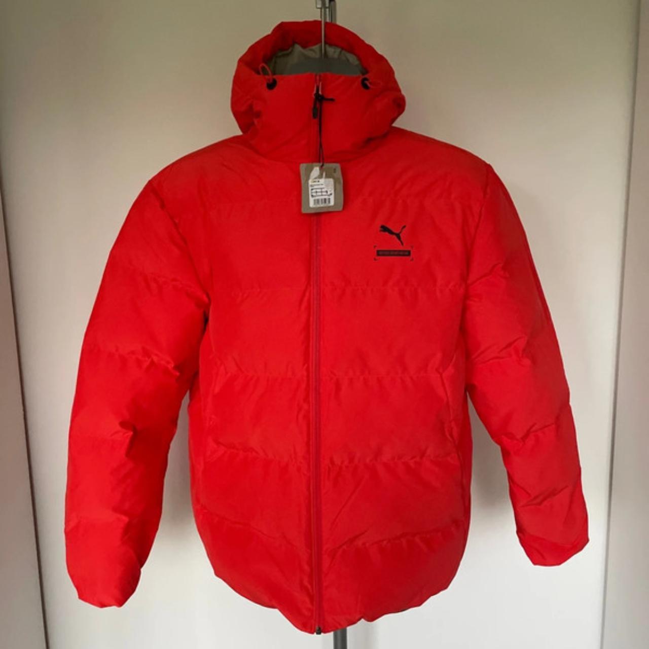 Puma red puffer jacket online