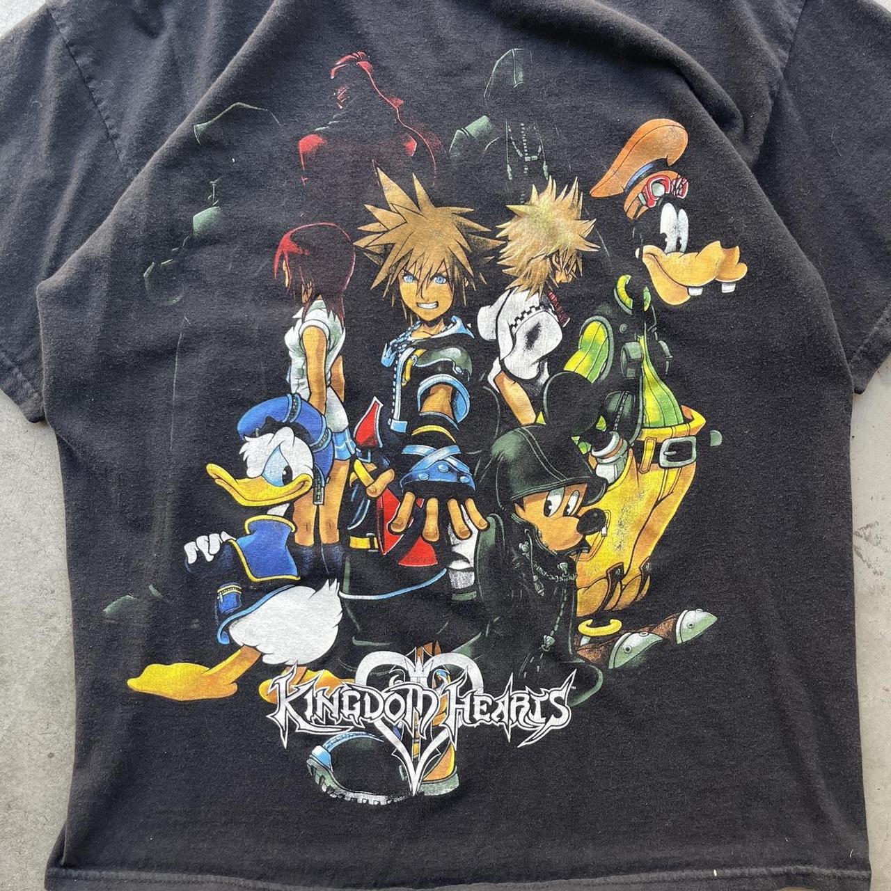 Vintage Kingdom Hearts graphic tee Tagged size L In... - Depop