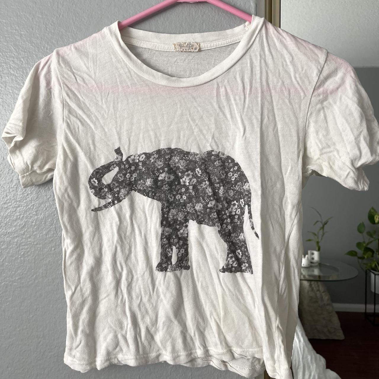 John Galt/ Brandy Melville Rare Elephant Floral... - Depop