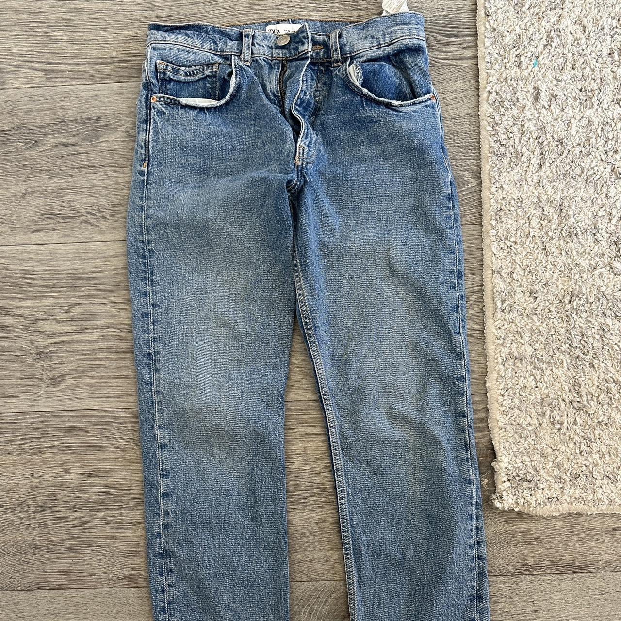 ZARA straight jeans. Love these jeans & in perfect... - Depop