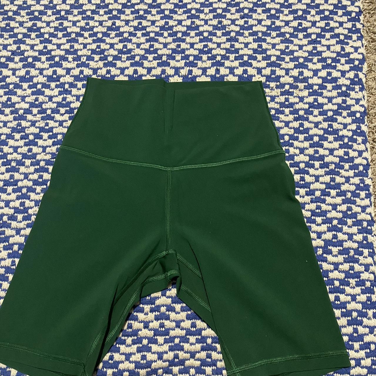 Dark green lululemon shorts lululemon lululemon... Depop