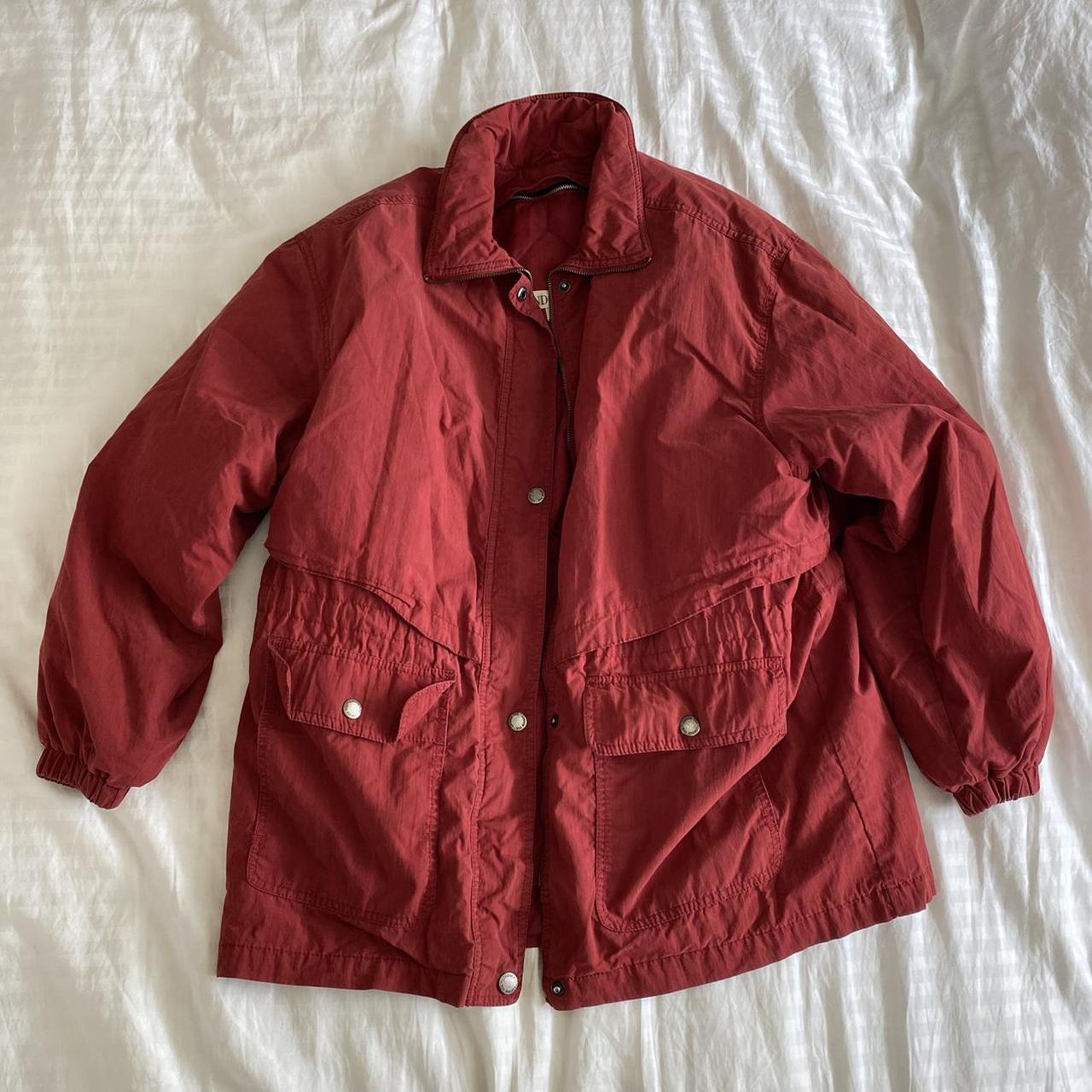 London fog shop red jacket