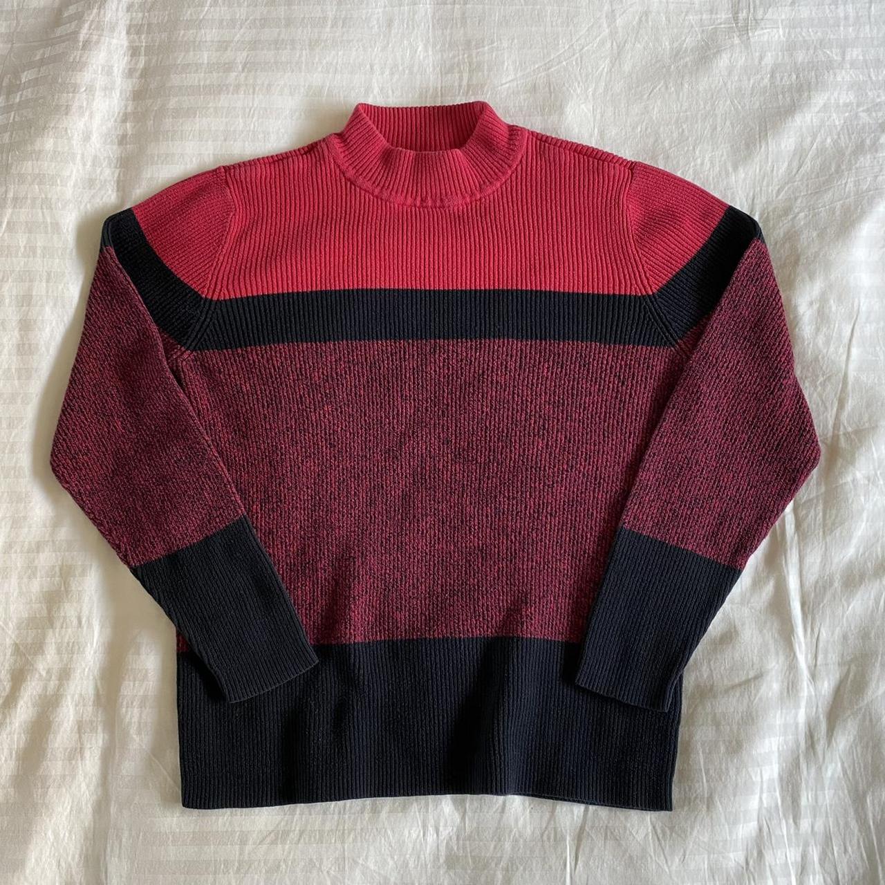 Karen scott shop red sweater