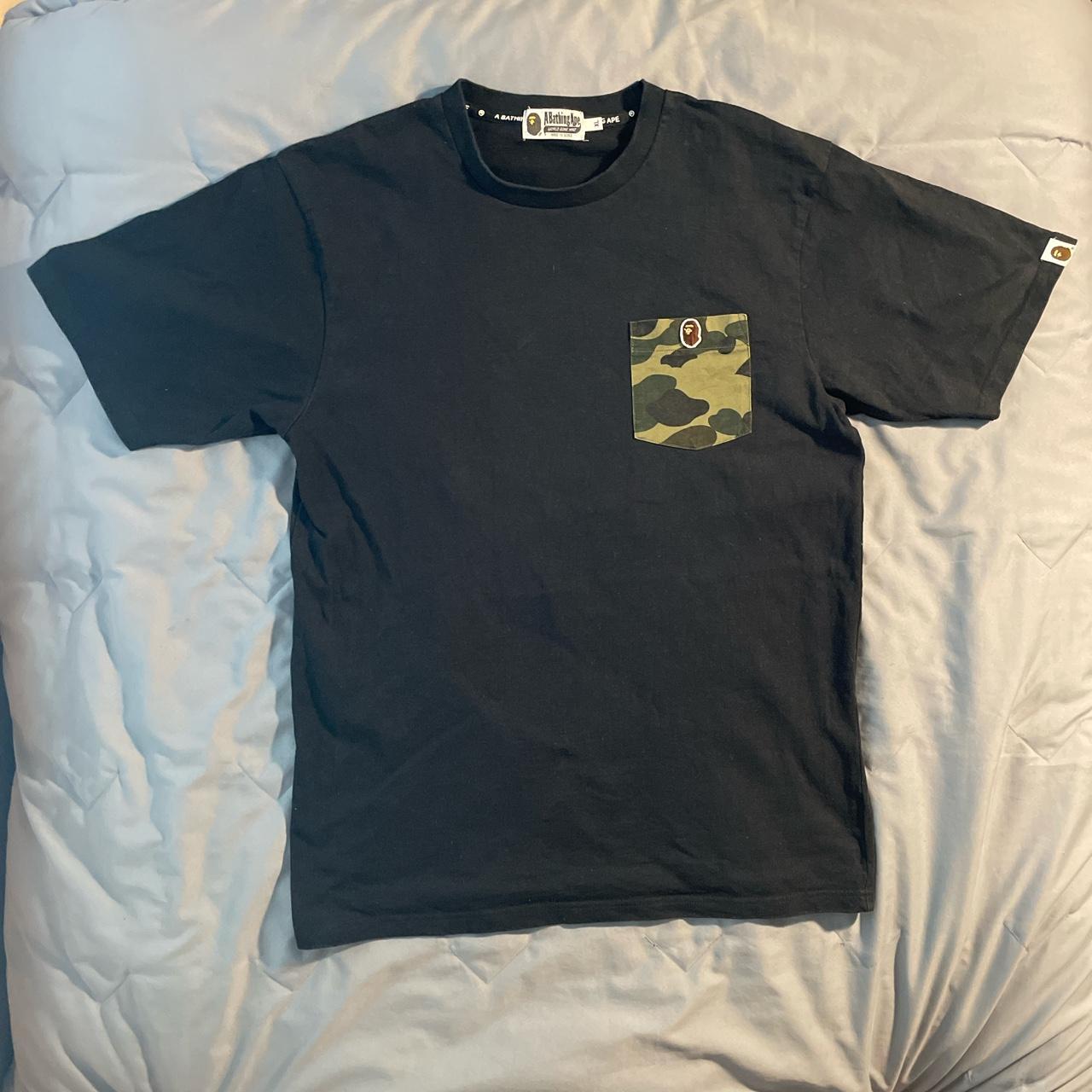 bape camo pocket tee