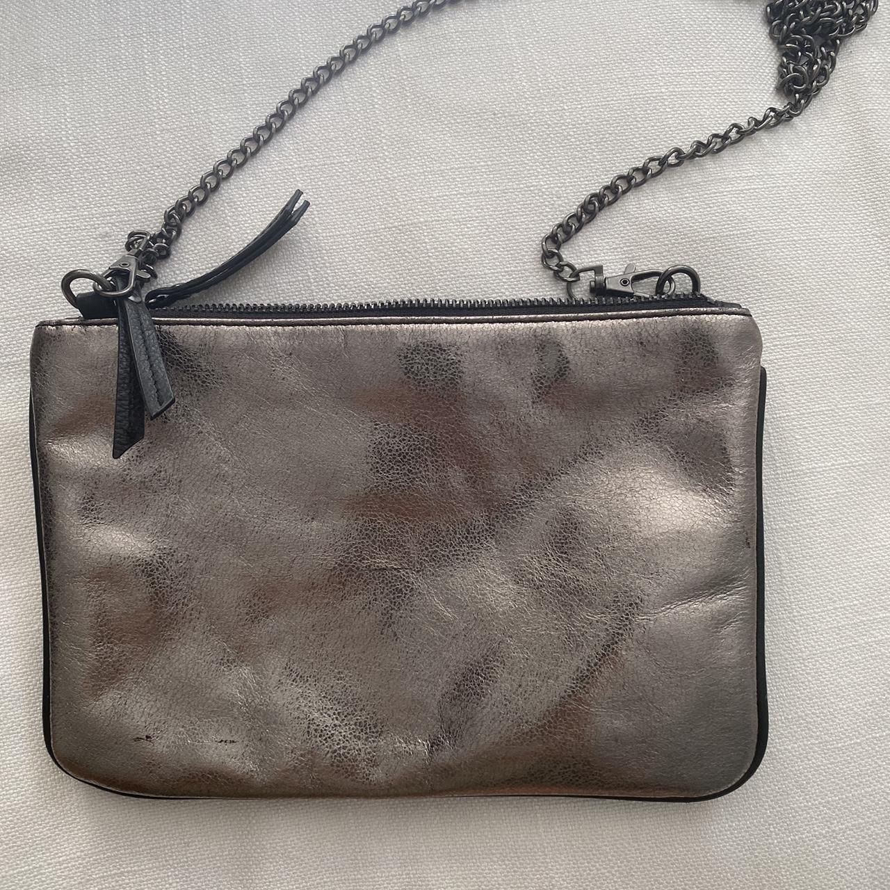 Witchery Leather crossbody bag/ clutch Beautiful... - Depop