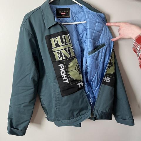 Supreme undercover public enemy work clearance jacket