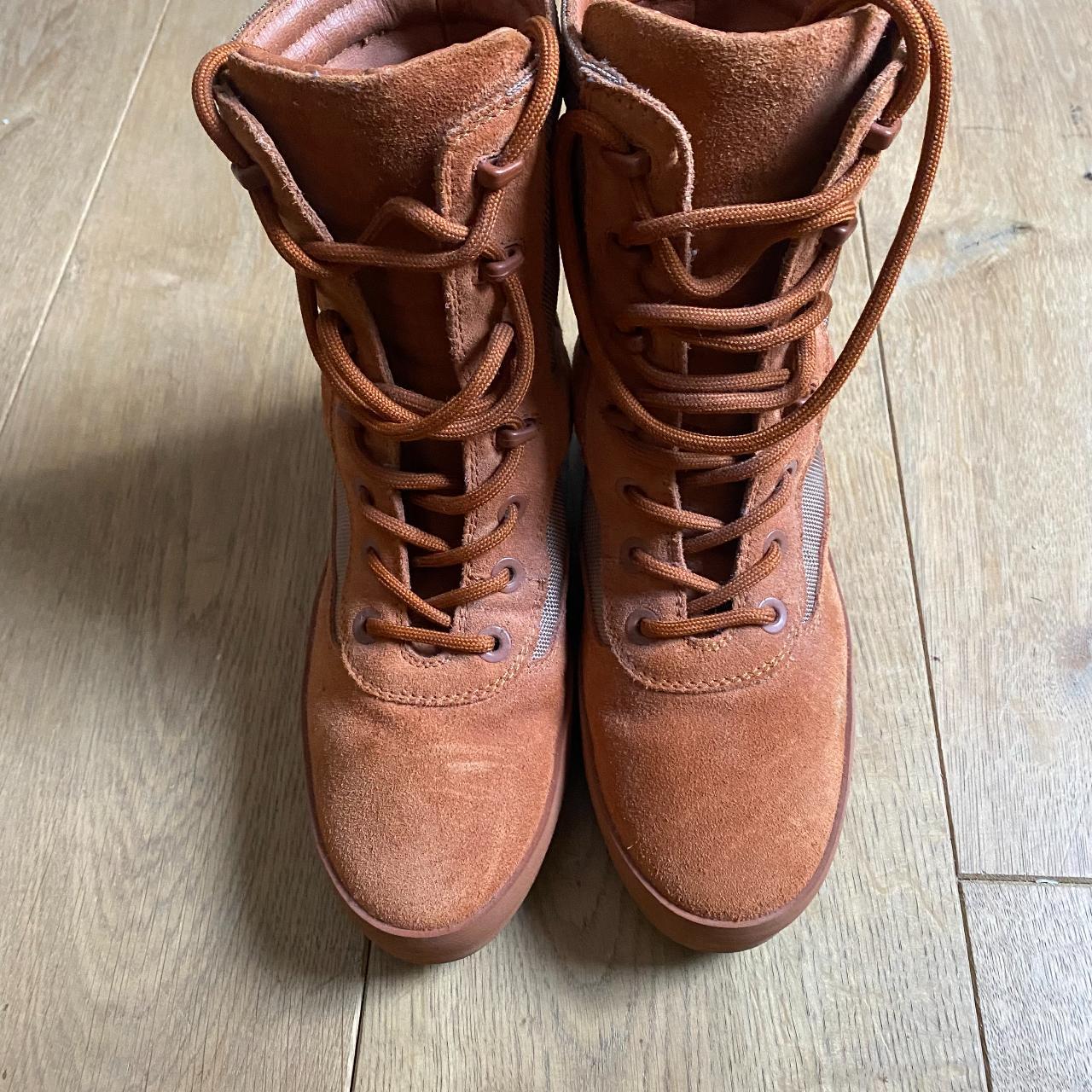 Yeezy on sale orange boots