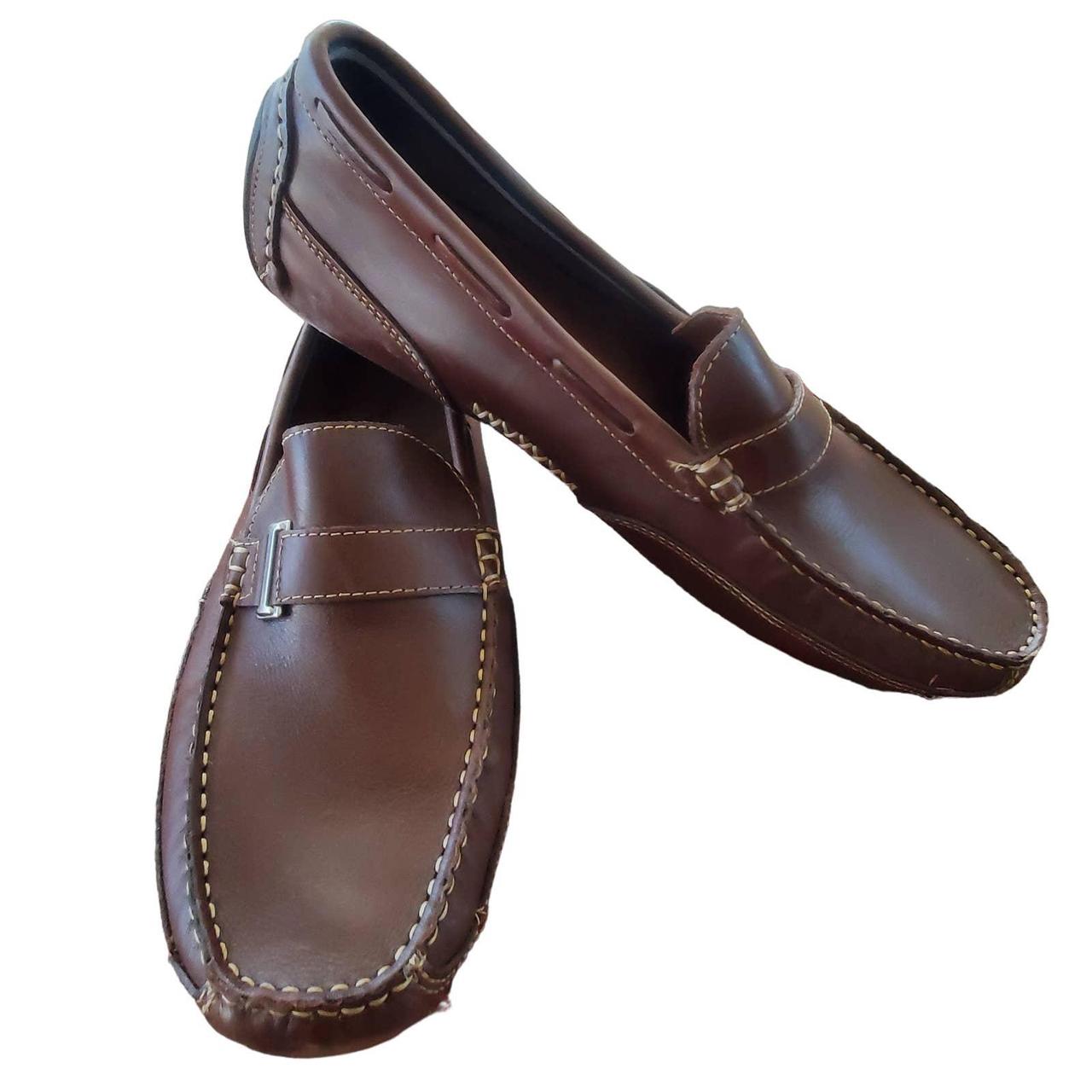 Clarks brown loafers store mens