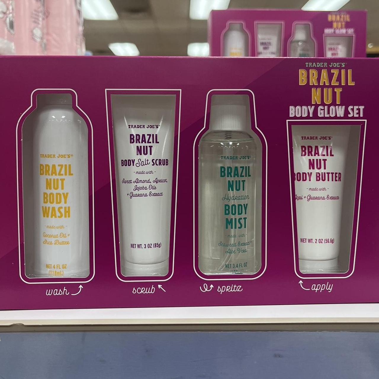 Trader Joe’s Brazil Nut Body Glow Set Brand new,... Depop