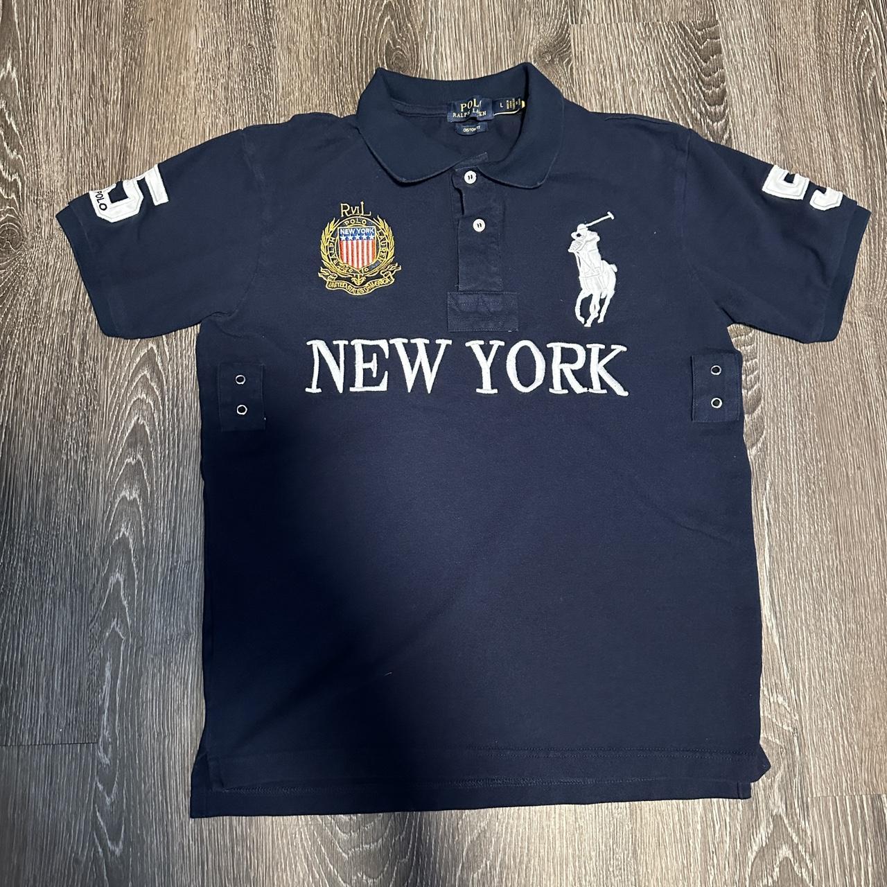 Vintage Ralph Lauren Chief Keef New York Polo Size:... - Depop