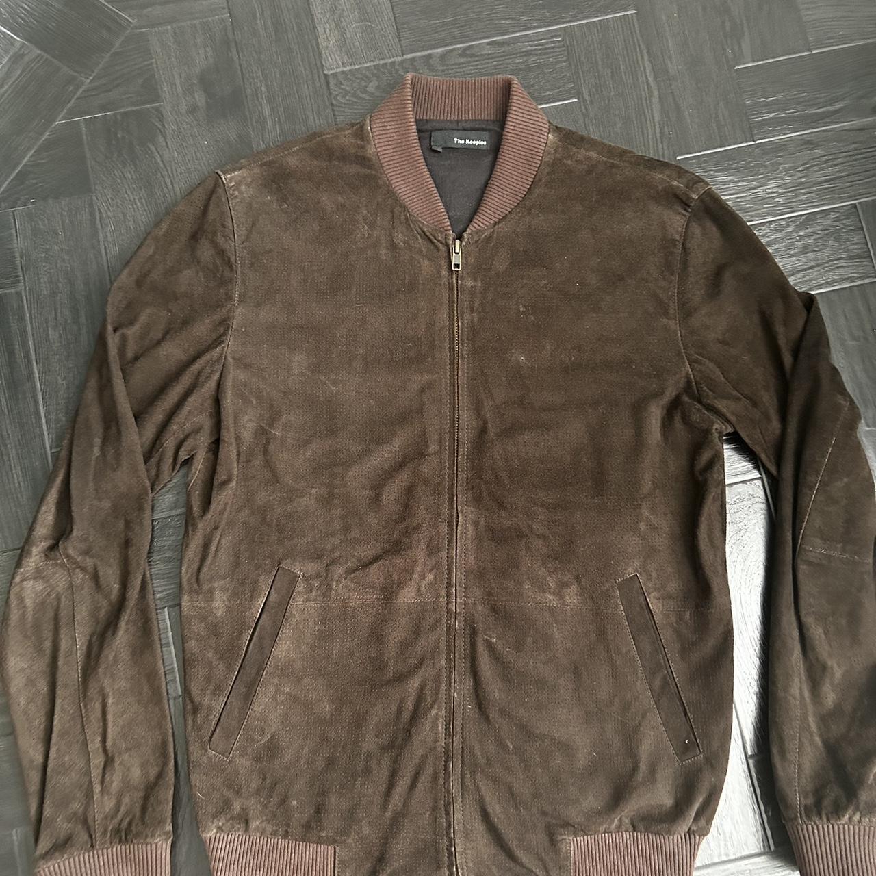 The Kooples men's suede leather jacket, Depop
