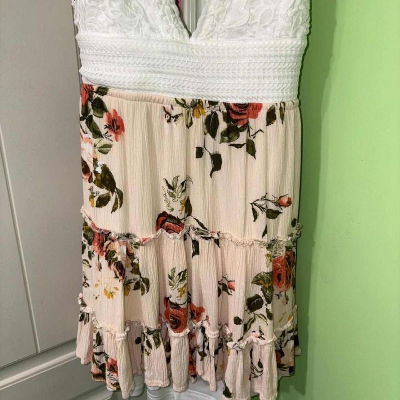 Source Unknown Women's Dress - Cream/Multi - S – … - image 6