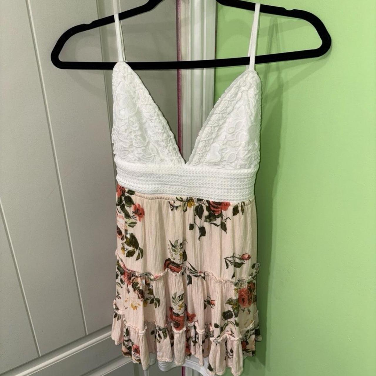 Source Unknown Women's Dress - Cream/Multi - S – … - image 3