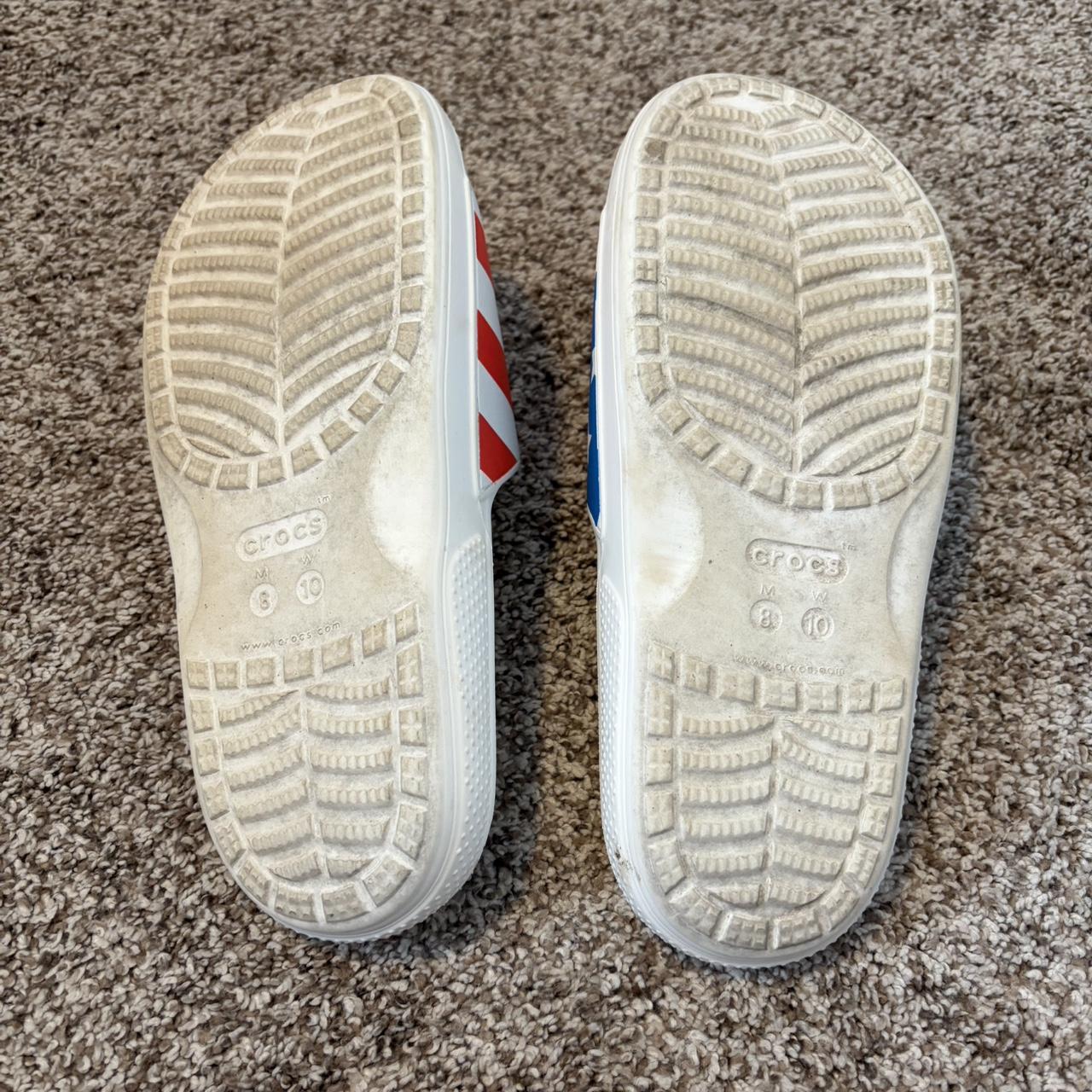 Crocs Men's Slides - Multi/White - US 8 – SLIDES … - image 2