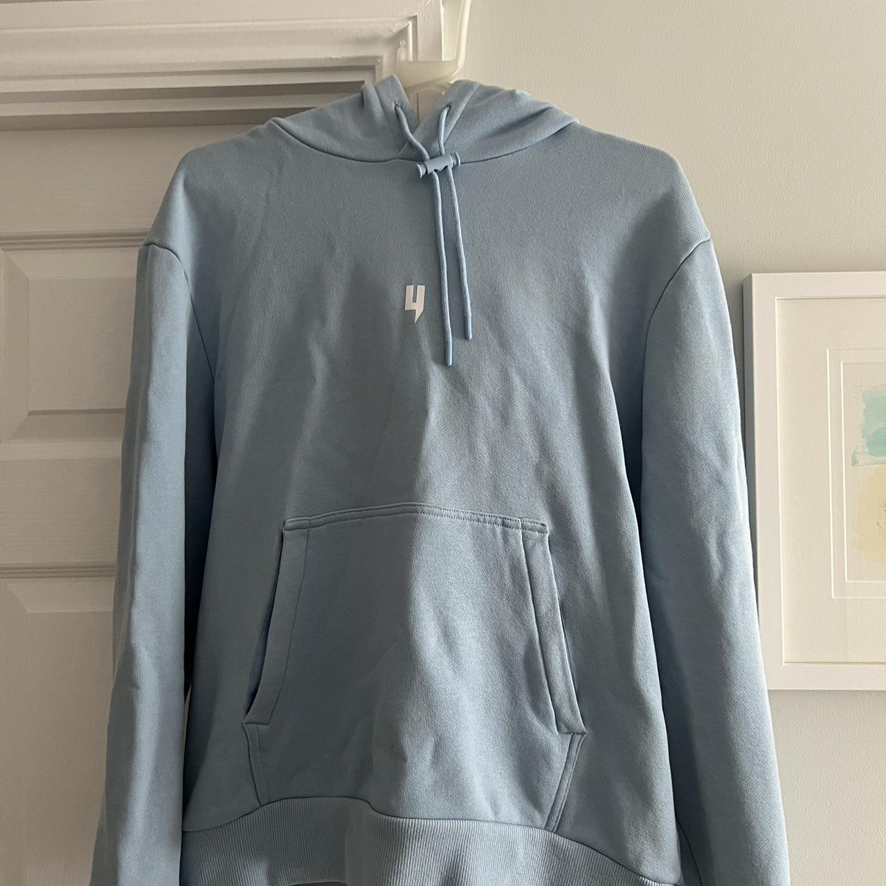 Men's Blue Hoodie | Depop