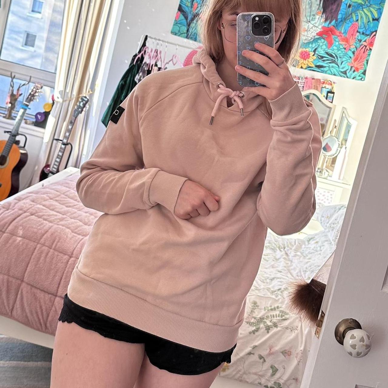 Nude sales pink sweatshirt