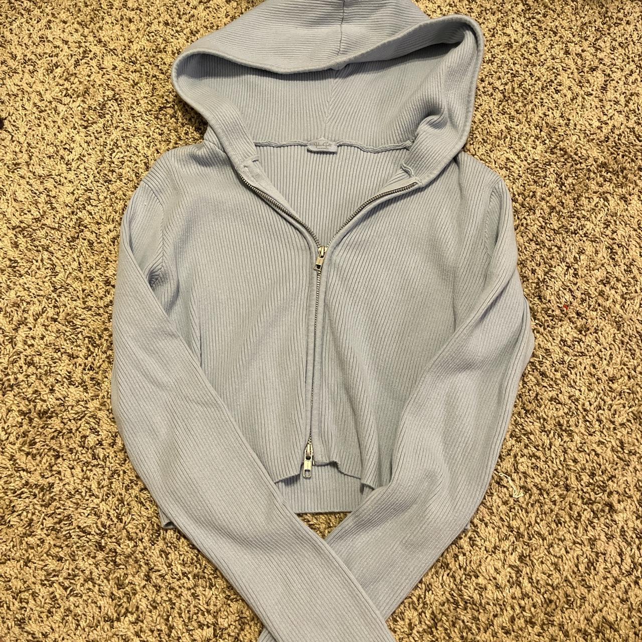 Arden cropped hoodie from brandy melville. The color... Depop