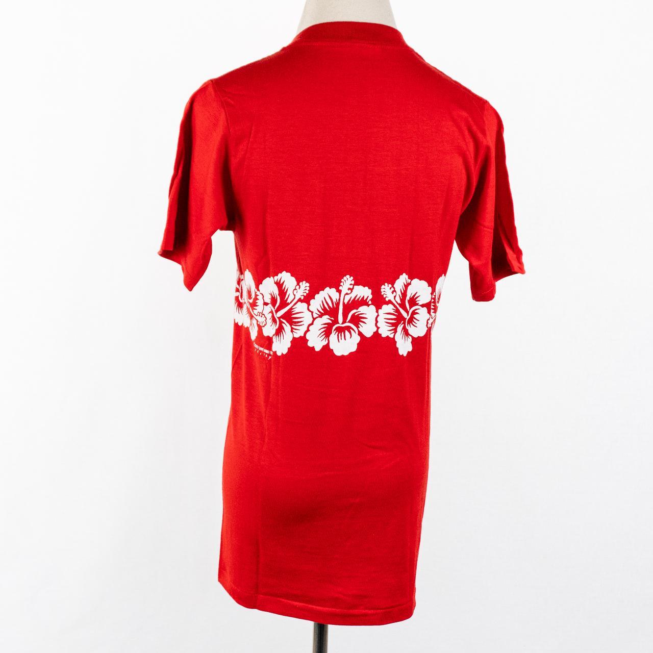 Crazy Shirts Men's Red and White Tshirt Depop