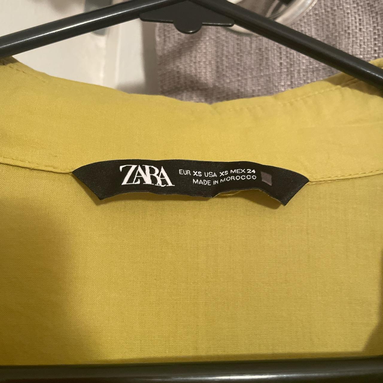 Zara linen shirt dress Never been worn Size XS but... Depop