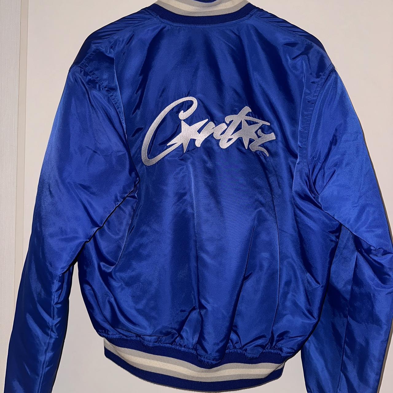 corteiz College jacket Blue | Depop