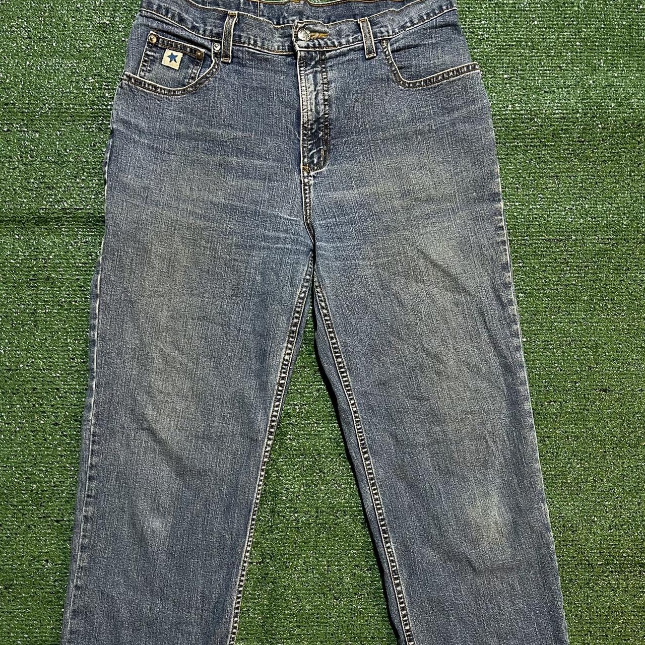 Rockies Women's Blue Jeans Depop