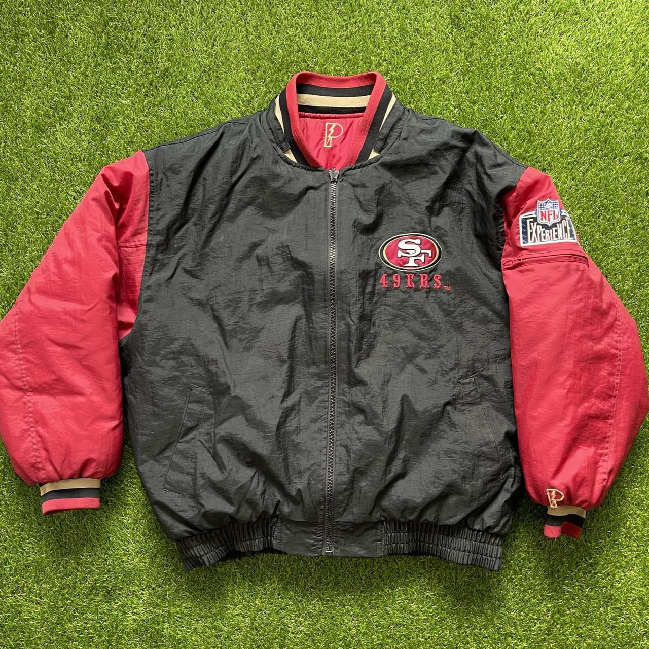 Vintage San Francisco 49ers reversible jacket See - Depop