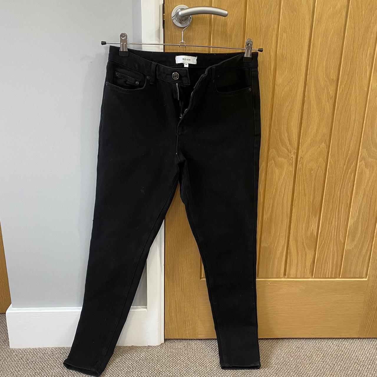 Black Reiss Jeans Slim fit Size 30 waist reiss... Depop