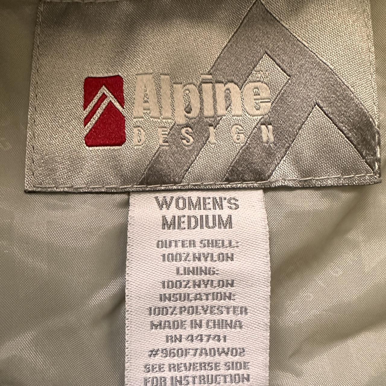 Alpine Design Women's Tan and White Jacket (3)