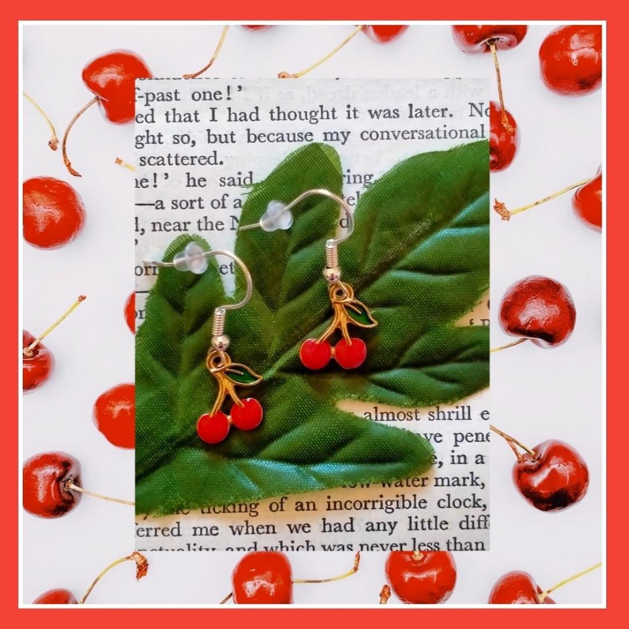 Celia rouge deals cherry earrings